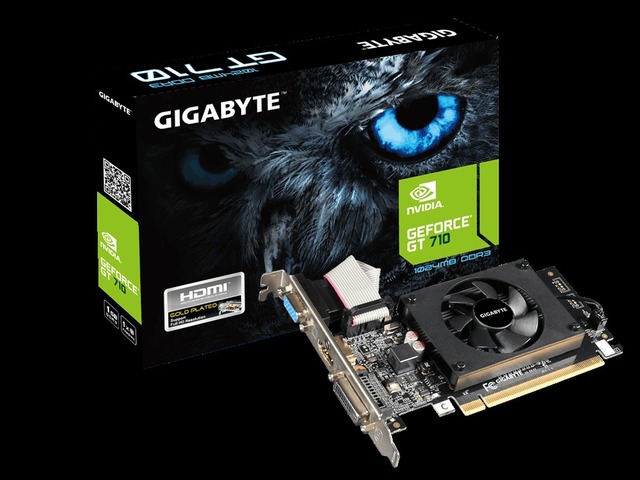 Новая Видеокарта GIGABYTE GeForce® GT 710 2 Гб GDDR5