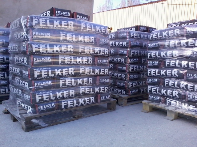 Сухие строительные смеси торговой марки FELKER