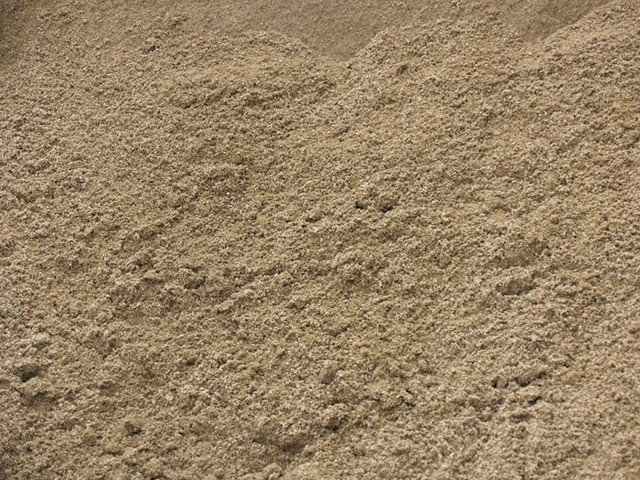 песок, щебень