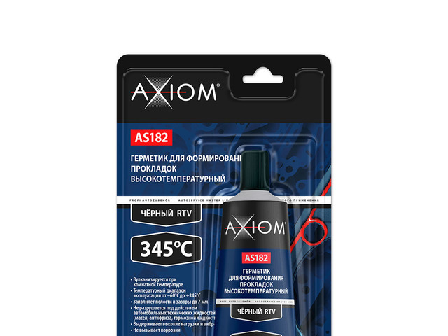 Герметик для формирования прокладок высокотемпературный черный Axiom AS182