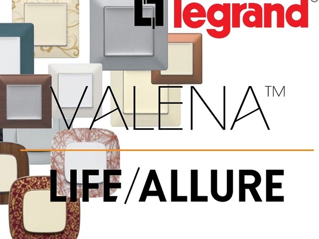 Новые серии розеток  выключателей Legrand Valena Life / Allure