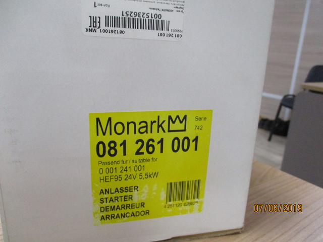 Стартер scania Monark 081261001 аналог  новый.