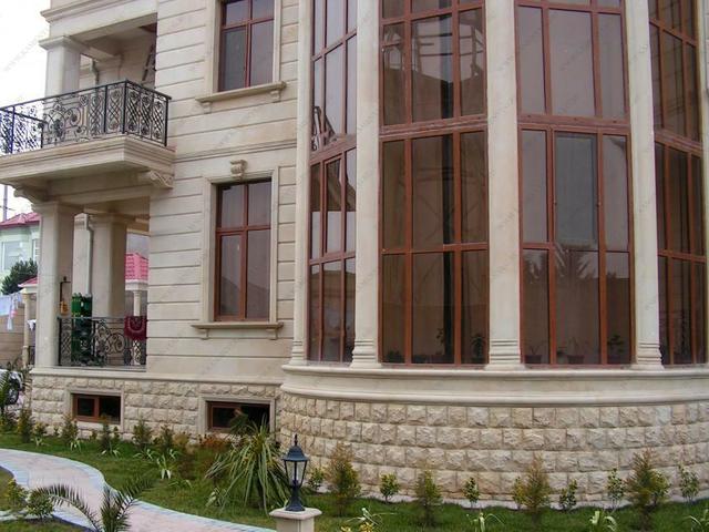 Оформление фасадов натуральным дагестанским камнем