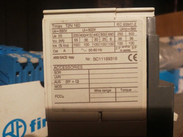 Продам Автоматический выключатель АВB 160А (BC11189318)