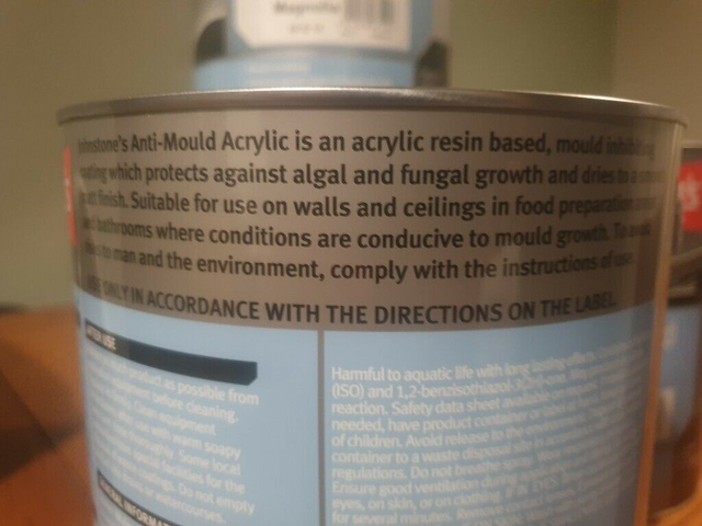 Johnstones trade anti mould acrylic paint for sale