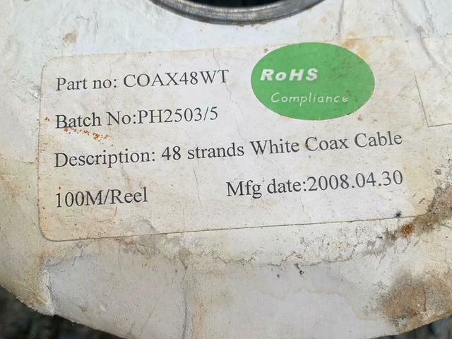 Strands aerial/coax cable