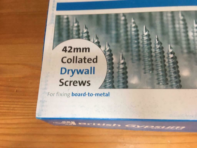 British Gypsum 42mm Collated Drywall Screws