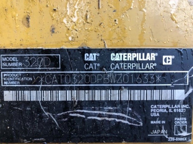 Экскаватор CAT Caterpillar 320D средний класс год выпуска 2008