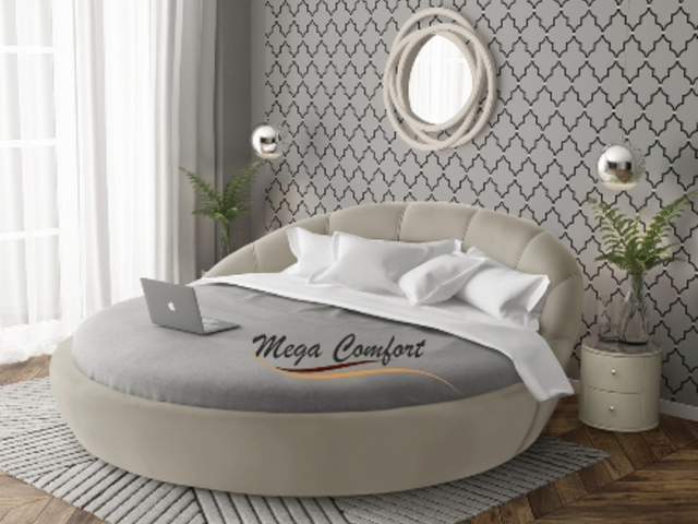 Двуспальная круглая кровать «Милана»