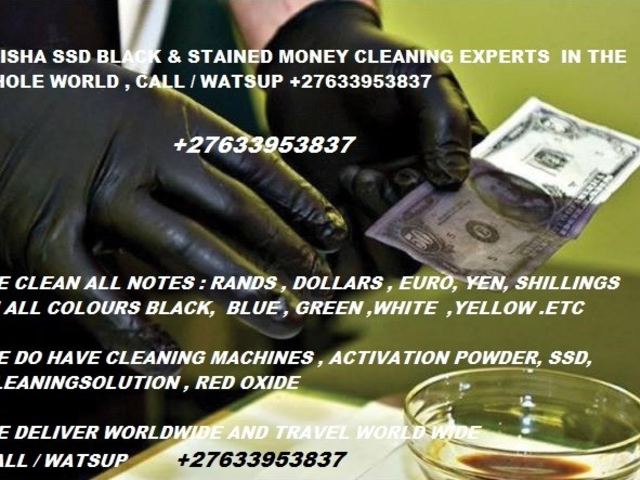  Ssd chemical solution to clean your money Call +27633953837