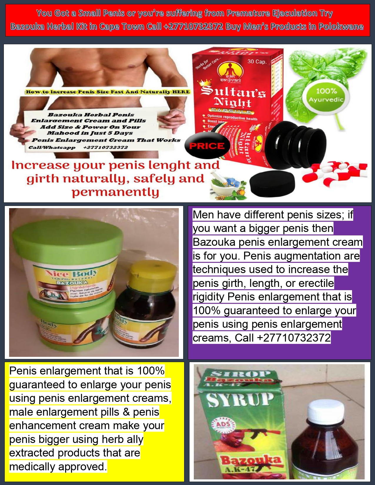 Bazouka Natural Penis Enlargement Products In London England And